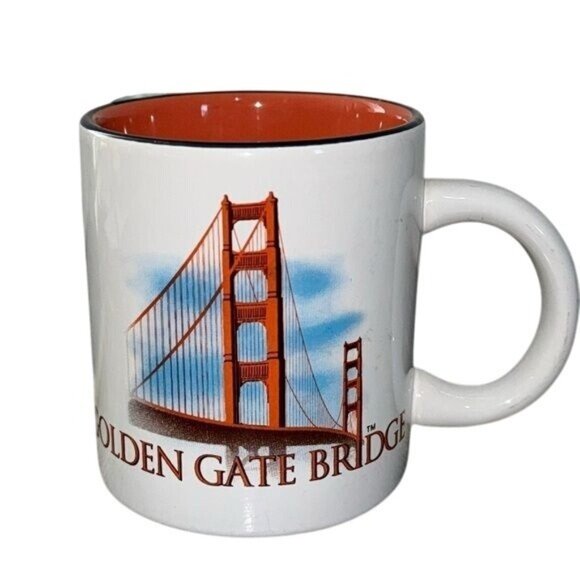 Golden Gate Bridge Ceramic Mug 11 Oz Souvenir Coffee Cup - Picture 1 of 5